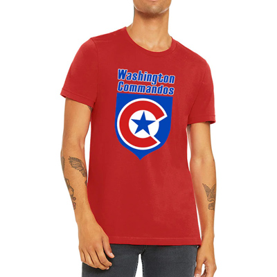 Washington Commandos Arena Football Logo T-Shirt