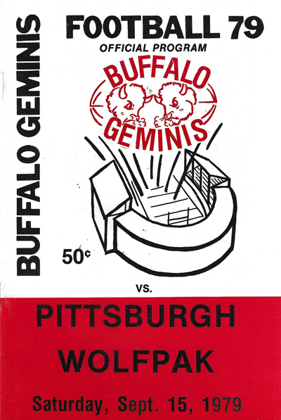 1979 Buffalo Geminis semi-pro football program