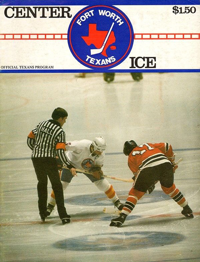 1979-80 Fort Worth Texans Program from the Central Hockey League