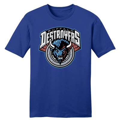 Buffalo Destroyers Arena Football League Logo T-Shirt