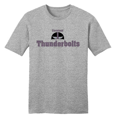 Cleveland Thunderbolts Arena Football Logo T-Shirt