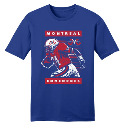 Montreal Concordes Canadian Football League T-Shirt