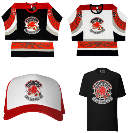 San Francisco Spiders Apparel