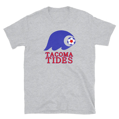 Tacoma Tides American Soccer League Logo T-Shirt