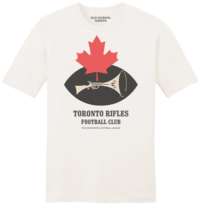 Toronto Rifles Continental Football League Logo T-Shirt