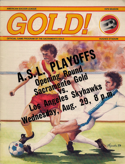 1979 Sacramento Gold Program from the American Soccer League