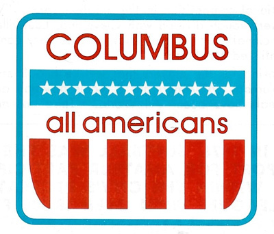 Columbus All-Americans Logo from the American Professional Slo-Pitch League