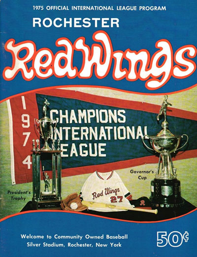 1949 Vintage Rochester Red Wings Syracuse Baseball Program 