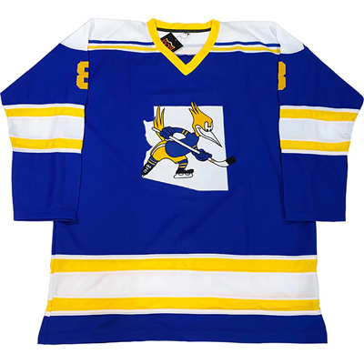 Wha Jets Jersey - Blue - Small - Royal Retros - Customisable