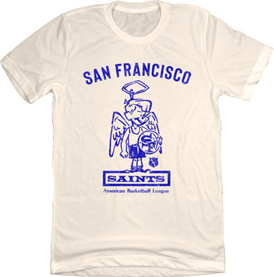 San Francisco Saints Basketball Logo T-Shirt