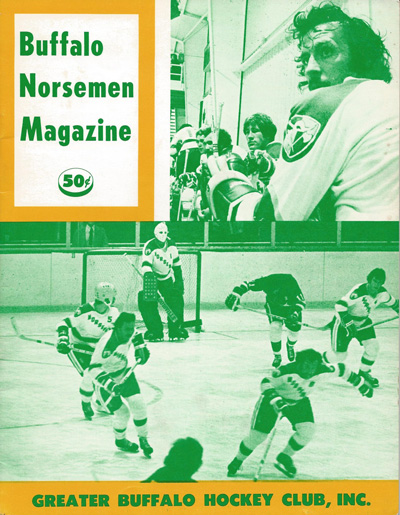 1976 Buffalo Norsemen program from the North American Hockey League