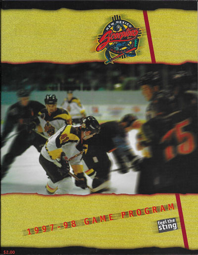 Western Professional Hockey League Programs • Fun While It Lasted