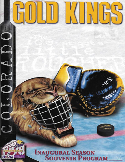 1998-99 Colorado Gold Kings Program from the West Coast Hockey League