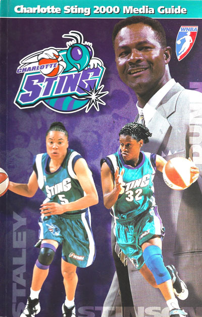 Vintage Champion 90s Charlotte Sting WNBA Dawn Staley Basketball Jersey