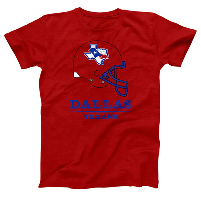 Dallas Texans 1990-1993 Arena Football Logo T-Shirt
