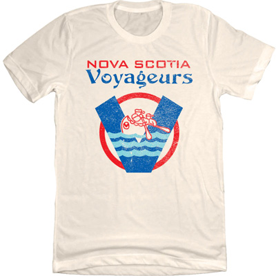 Nova Scotia Voyageurs Hockey Logo T-Shirt