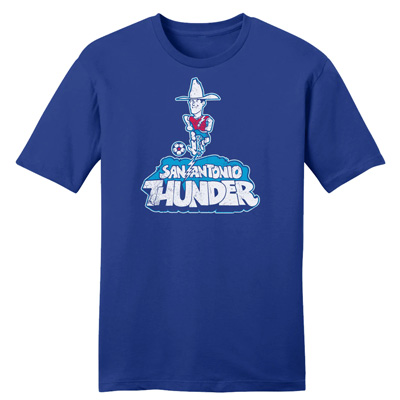 San Antonio Thunder NASL Soccer Logo T-Shirt