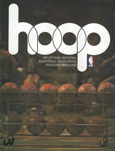 1978 Warriors vs Trail Blazers NBA Hoop Magazine Basketball Program