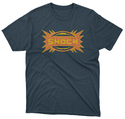 Spokane Shock Arena Football Logo T-Shirt