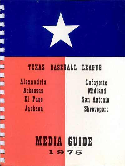 1975 Texas League Baseball Media Guide