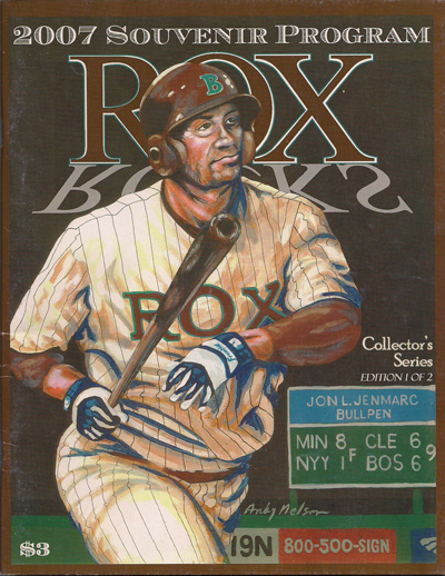 2007 Brockton Rox Baseball Program
