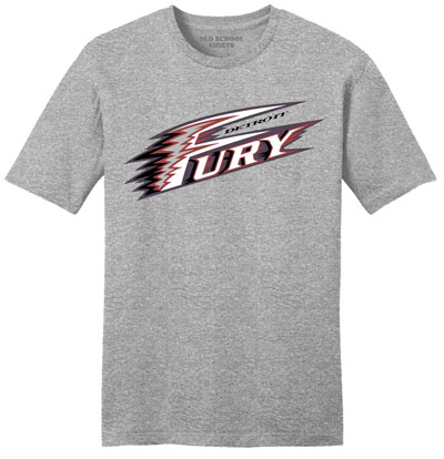 Detroit Fury Arena Football League Logo T-Shirt