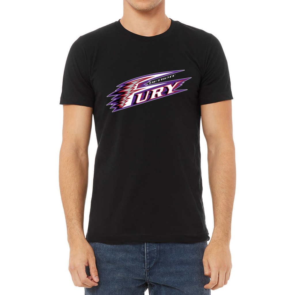 Detroit Fury black T-shirt