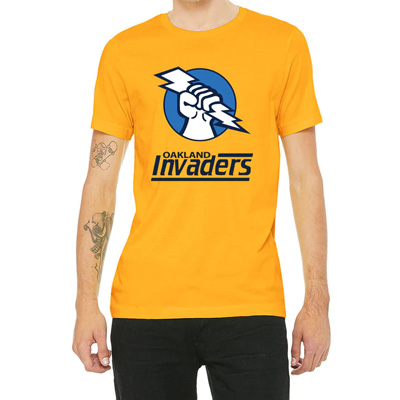 Oakland Invaders Throwback Football T-Shirt