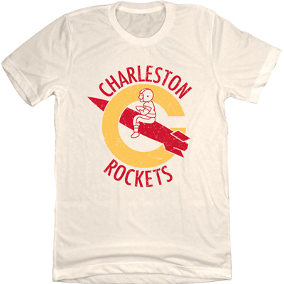 Charleston Rockets Football Logo T-Shirt