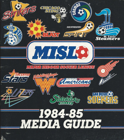 1984-85 Major Indoor Soccer League Media Guide