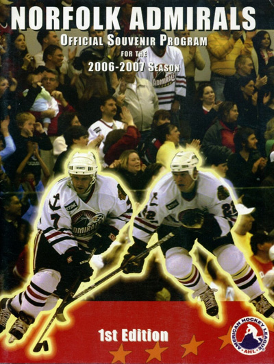 2006-07 PHILADELPHIA PHANTOMS HOCKEY POCKET SCHEDULE