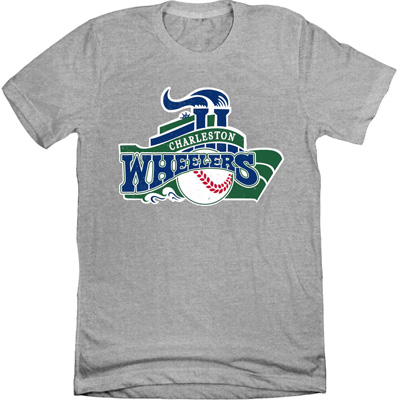 Charleston Wheelers Baseball Logo T-Shirt
