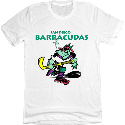 San Diego Barracudas Roller Hockey Logo T-Shirt
