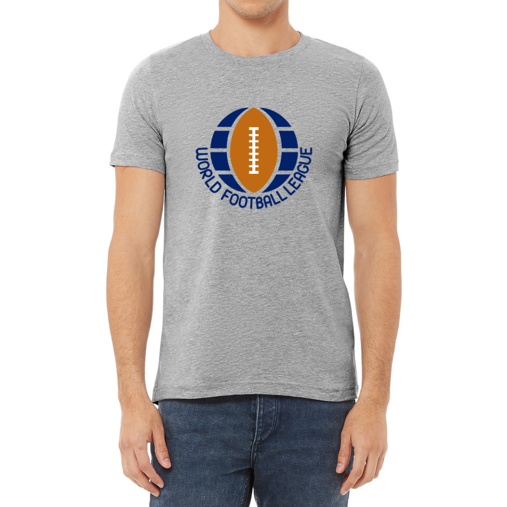 World Football League logo T-shirt