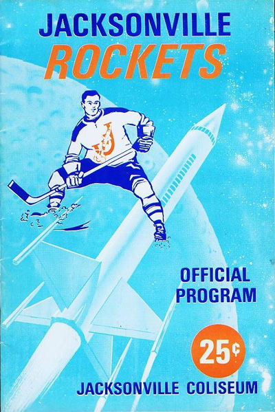 1964-65 Jacksonville Rockets Program from the Eastern Hockey League
