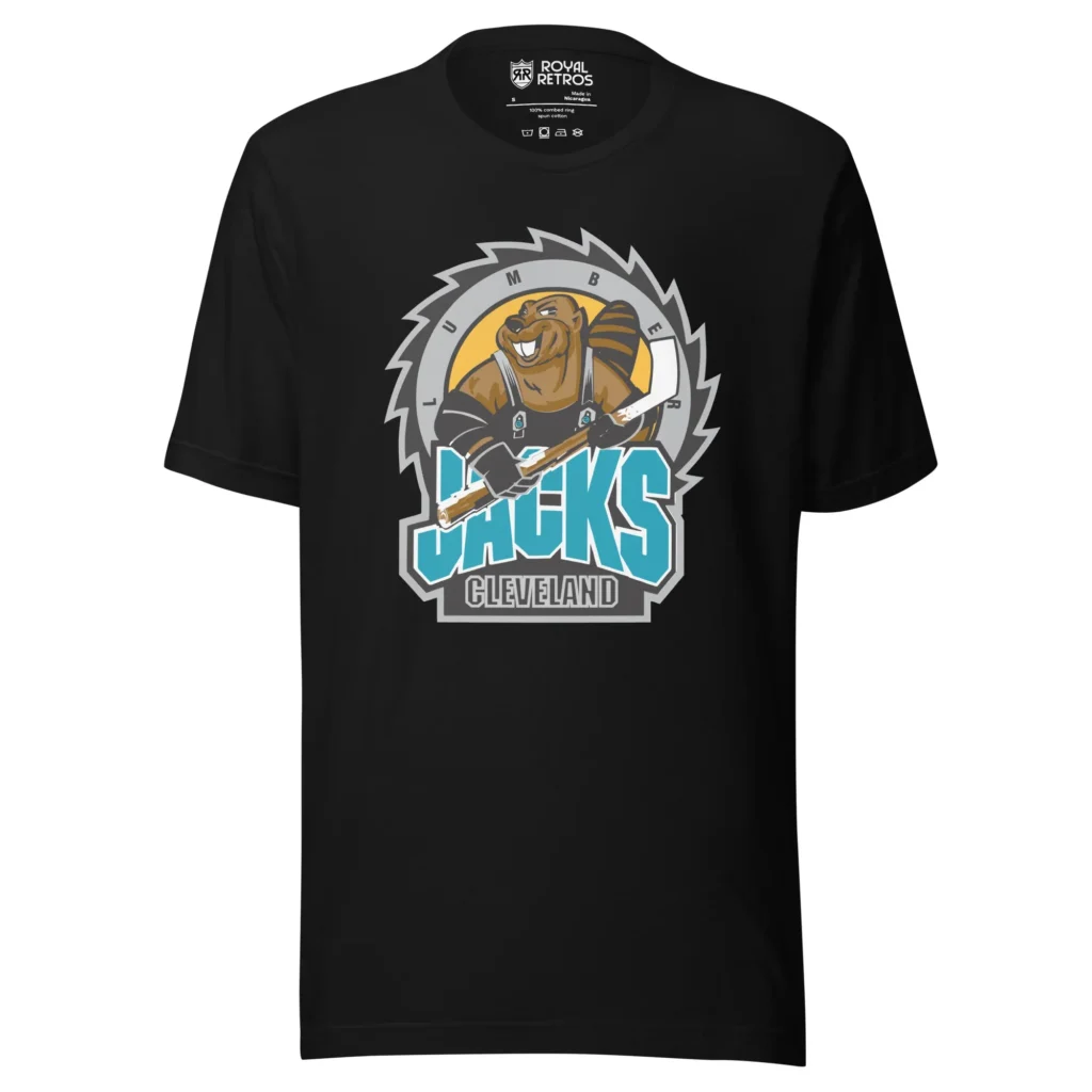 Cleveland Lumberjacks Buzz Beaver logo T-shirt