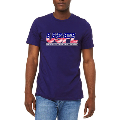 United States Football League Logo T-Shirt
