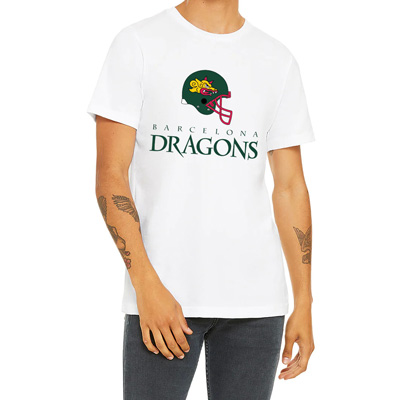 Barcelona Dragons WLAF Football Helmet T-Shirt