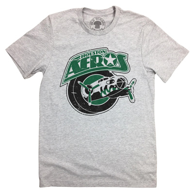 Houston Aeros IHL Hockey Logo T-Shirt