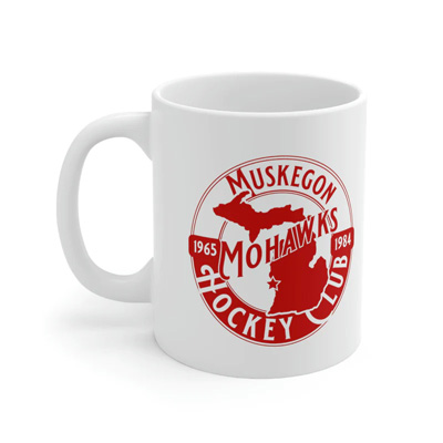 Muskegon Mohawks IHL Hockey Coffee Mug