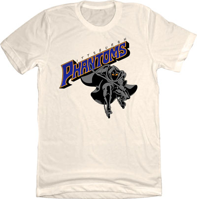 Pittsburgh Phantoms Roller Hockey International Logo T-Shirt