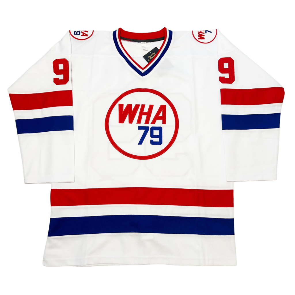 WHA 1979 All-Star jersey. White. Royal Retros