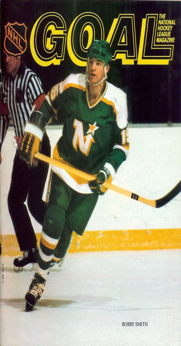 Minnesota North Stars - Goal Magazine -Bobby Smith