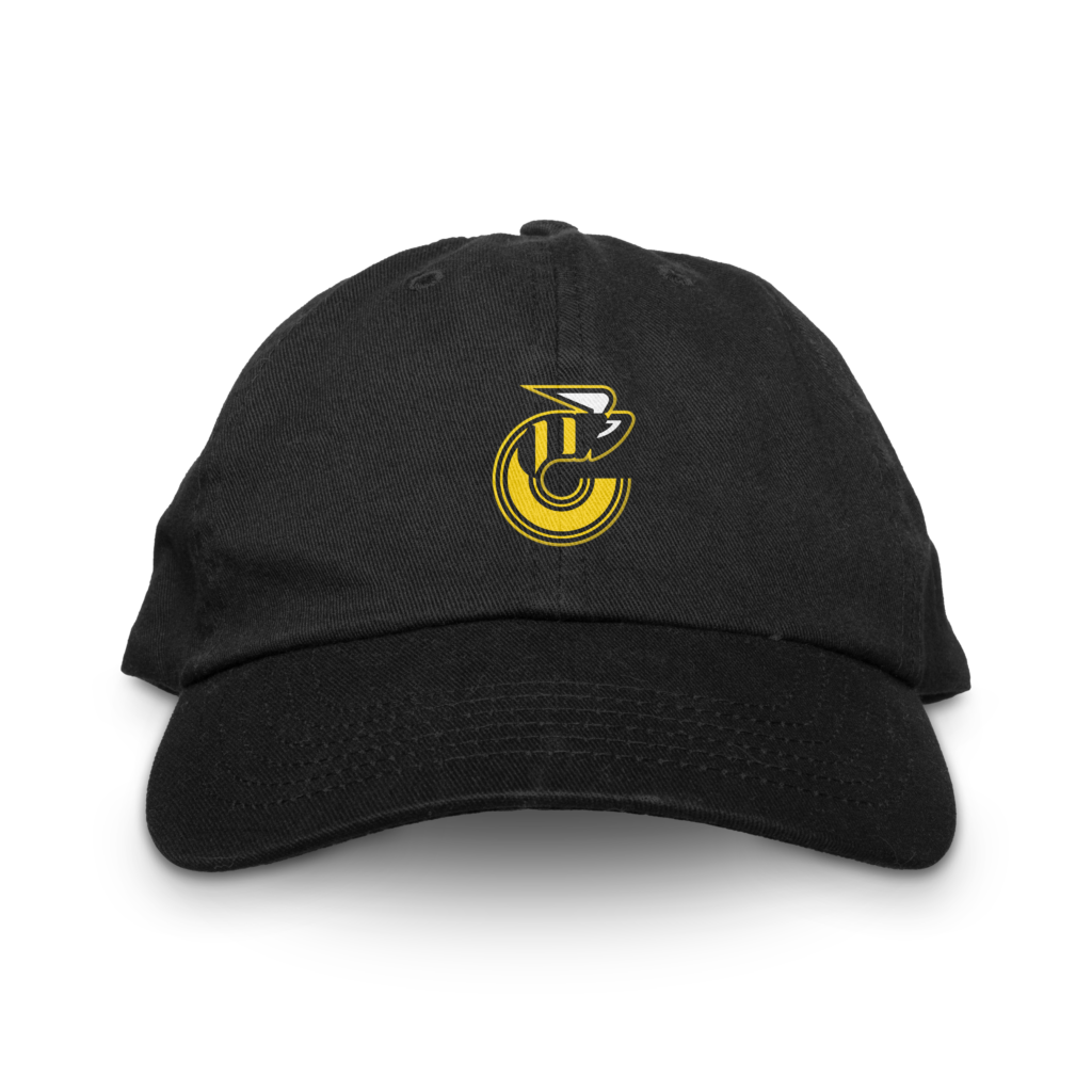 Cincinnati Stingers WHA dad hat black. Royal Retros