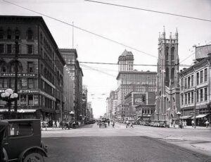 Downtown Dayton in the 1920s