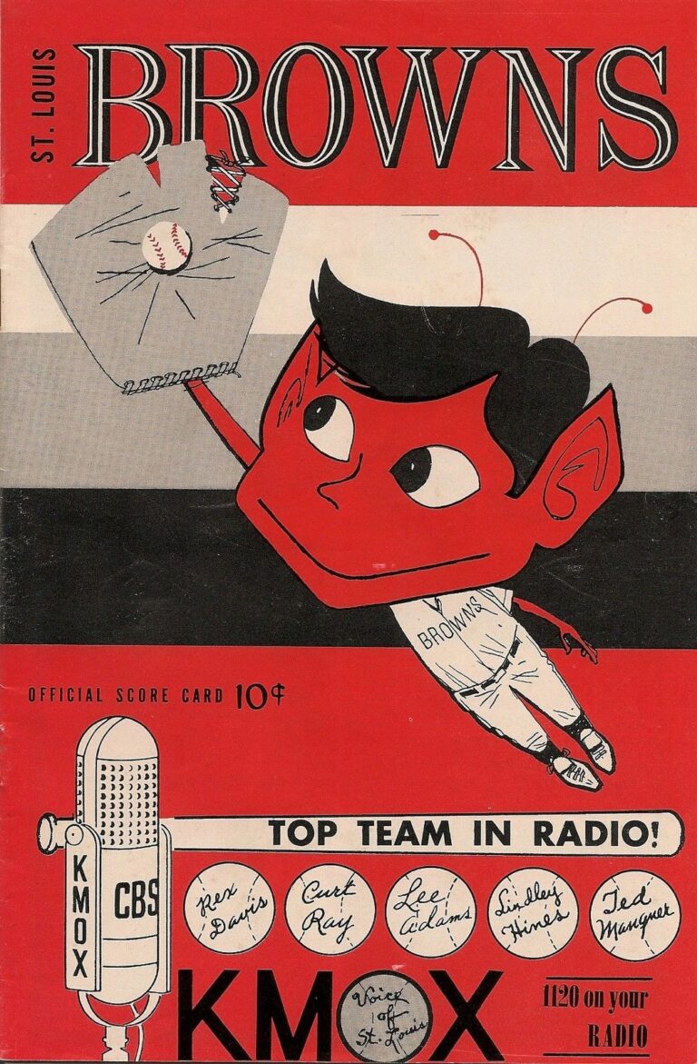 St. Louis Browns Program