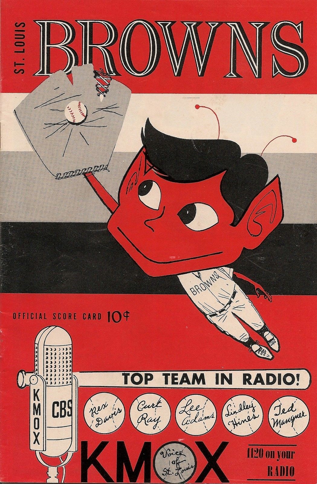 St. Louis Browns Program