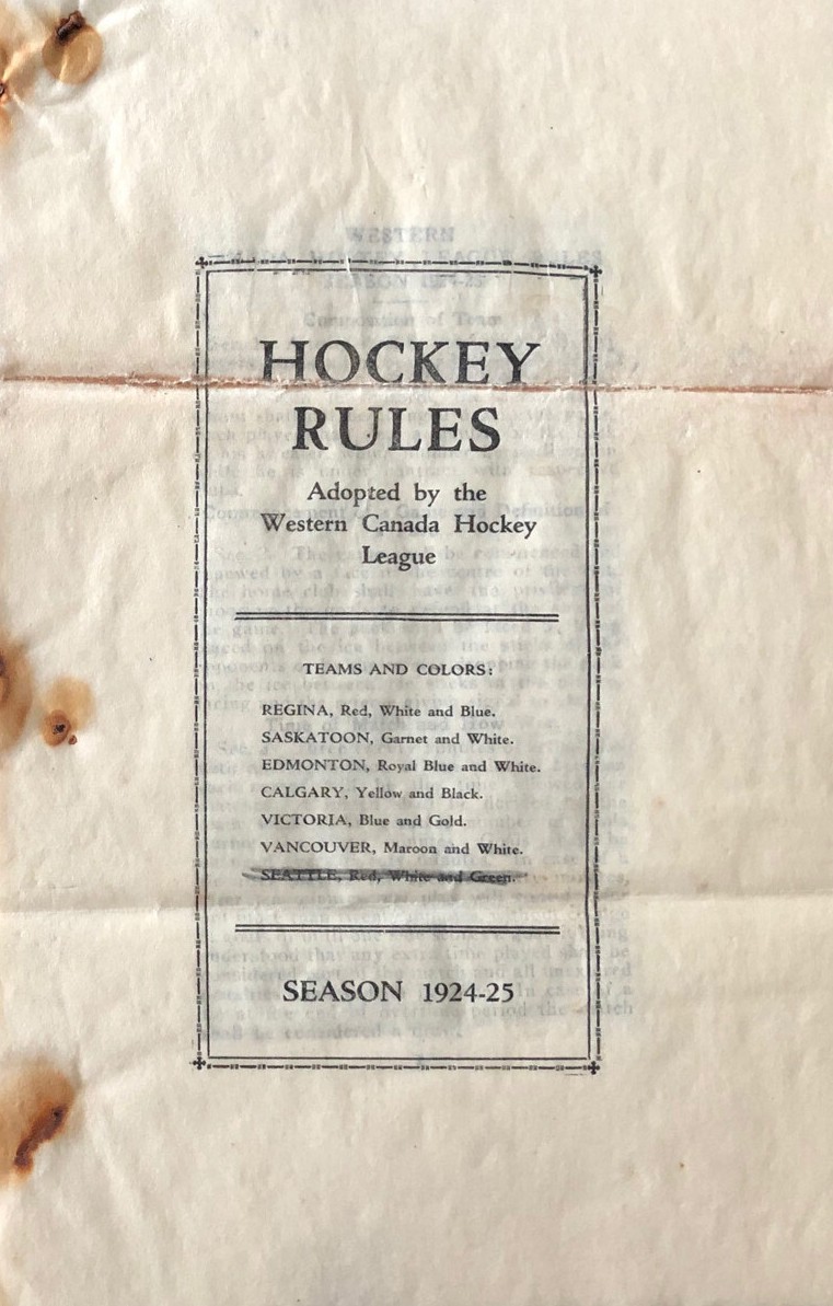 WCHL Rules 2