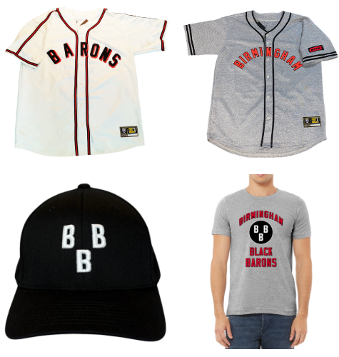 Birmingham Black Barons Apparel
