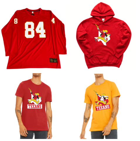 Dallas Texans AFL Apparel